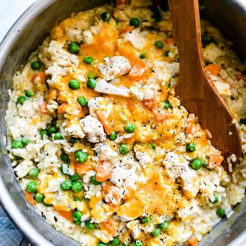 Chicken and Rice Casserole For One - One Dish Kitchen