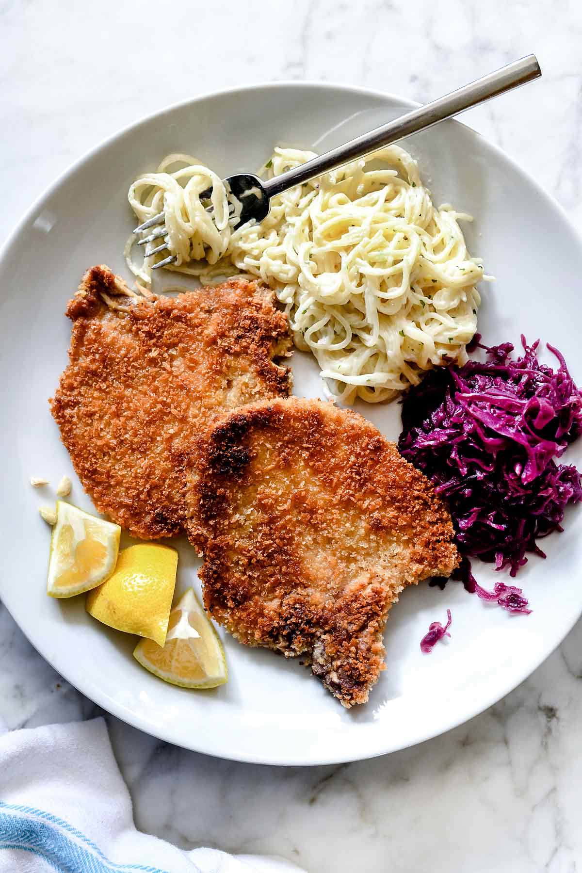 Grandma&amp;#39;s Easy German Schnitzel Recipe - foodiecrush .com