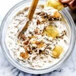 French Onion Dip | foodiecrush.com #easy #homemade #recipes #french #onion #dip #greekyogurt