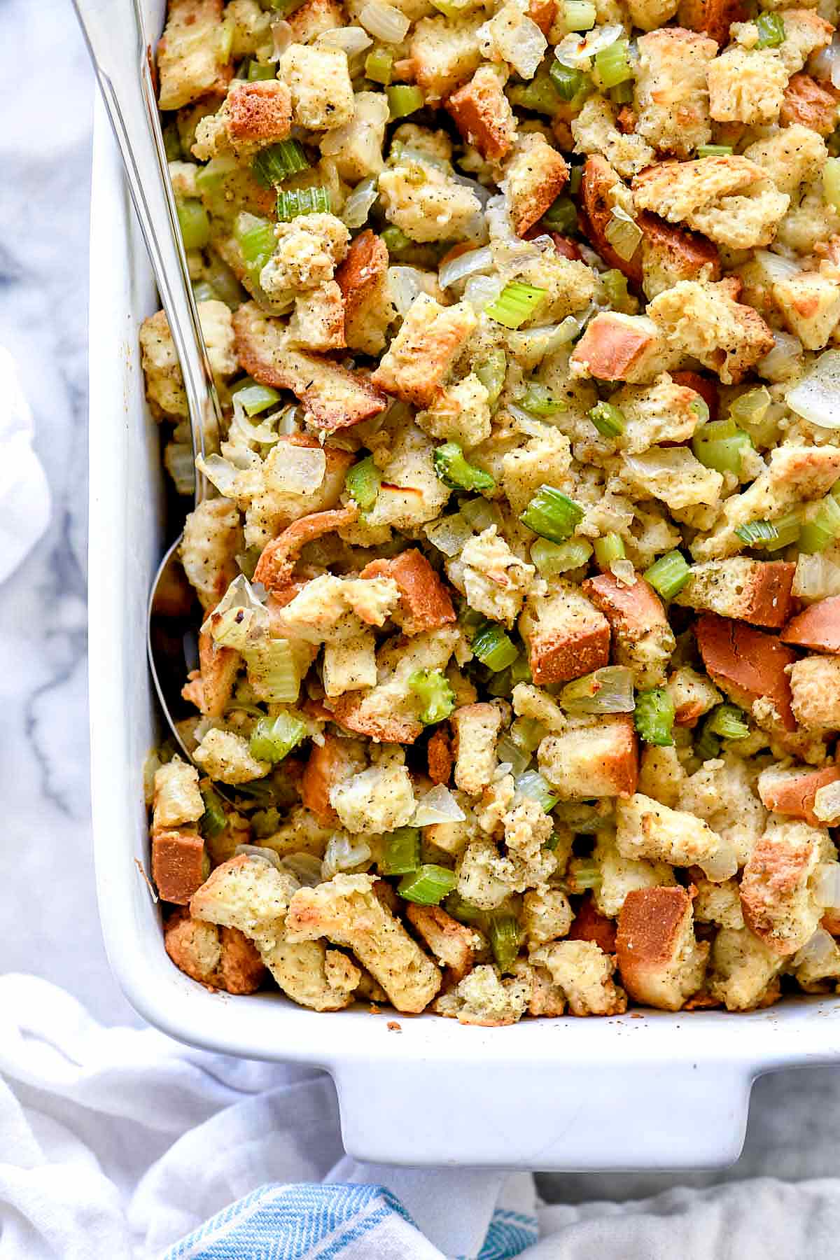The BEST Traditional Stuffing Recipe - foodiecrush .com