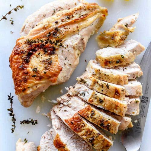 The Best Roast Turkey Breast Recipe | Foodiecrush.com