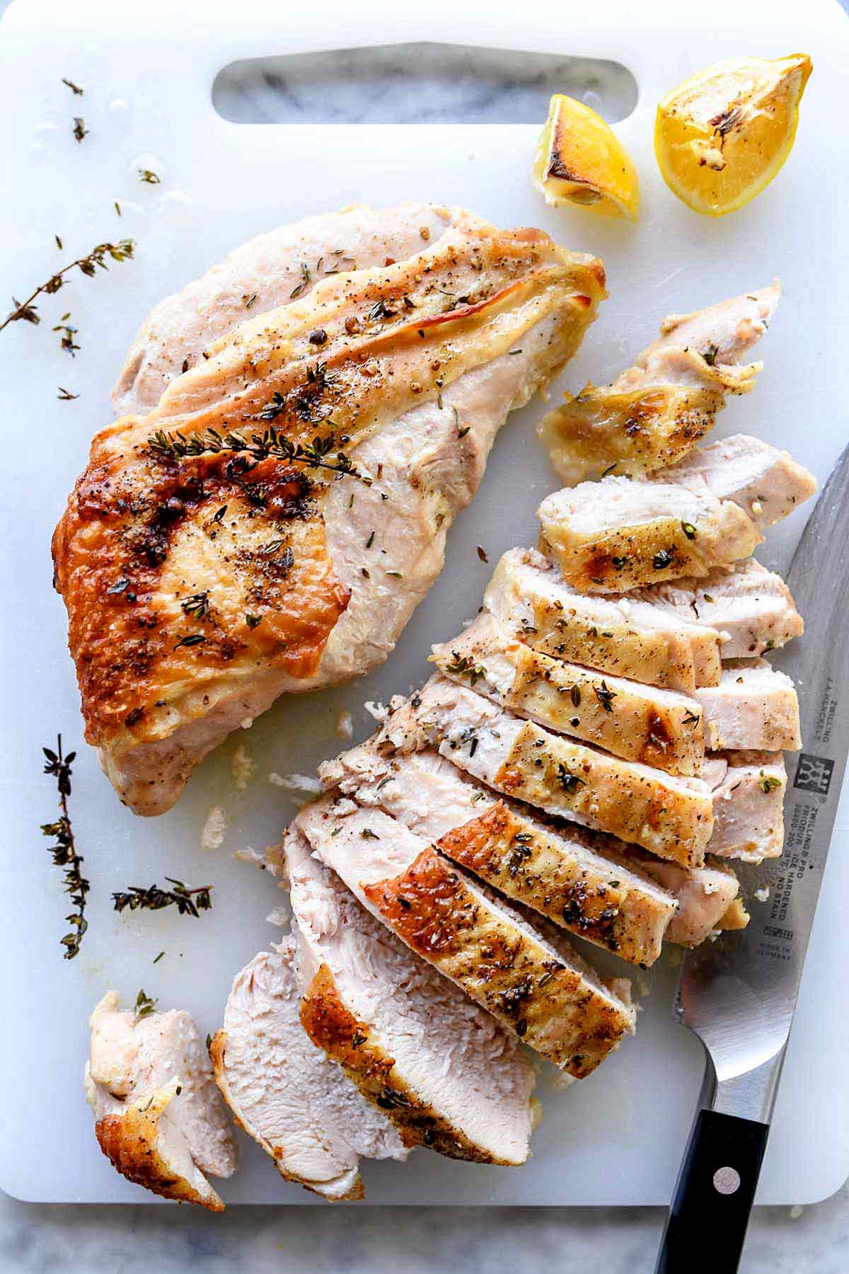 Roast Turkey Breast With Garlic Herb Butter | Recipetin Eats