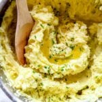 How to Make the Best Creamy Mashed Potatoes | foodiecrush.com #easy #homemade #mashed #potatoes #recipes #creamy
