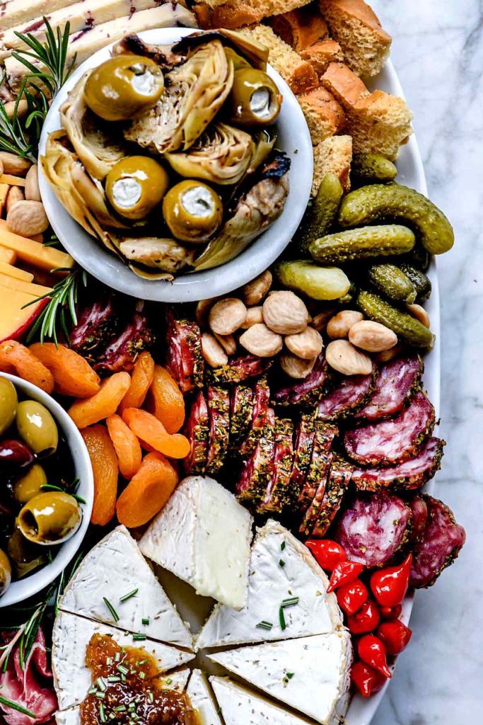 How to Make an Instagram-Worthy Charcuterie Board | foodiecrush.com #charcuterie #cheese #board #recipes #DIY #platter #fromage