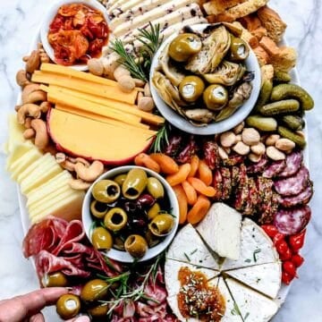 How to Make an Instagram-Worthy Charcuterie Board | foodiecrush.com #charcuterie #cheese #board #recipes #DIY #platter #fromage