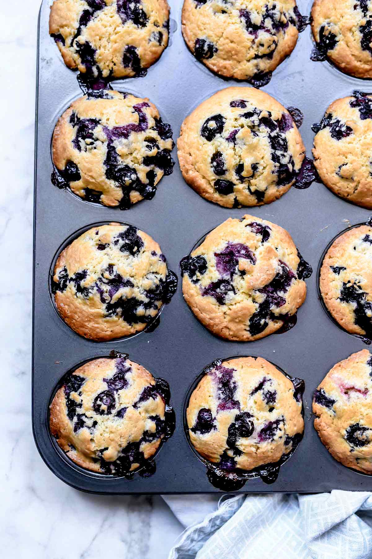 Homemade Blueberry Muffins (From Scratch!) - foodiecrush .com