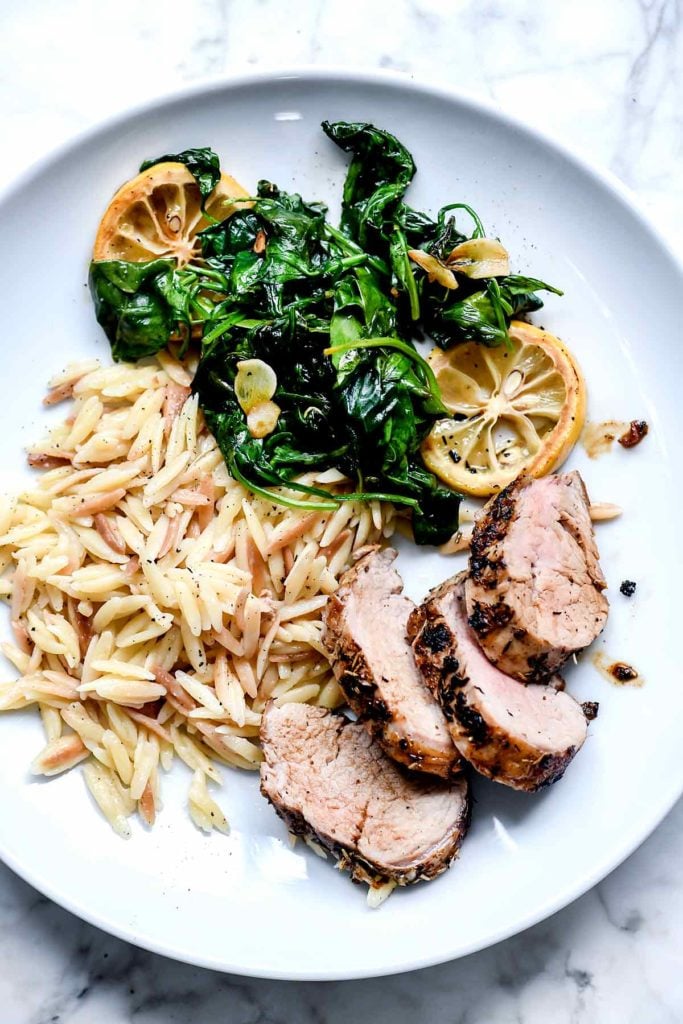 30 Minute Garlic Herb Pork Tenderloin Recipe Foodiecrush Com