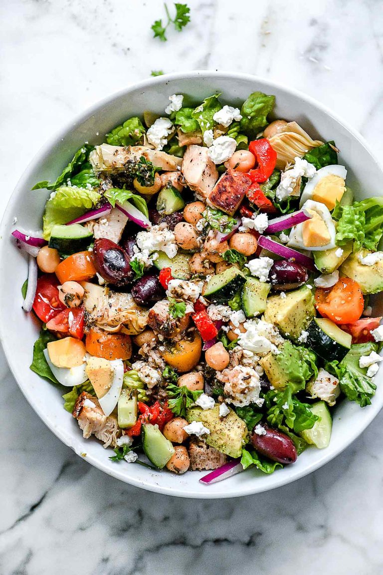Greek Cobb Salad - foodiecrush .com