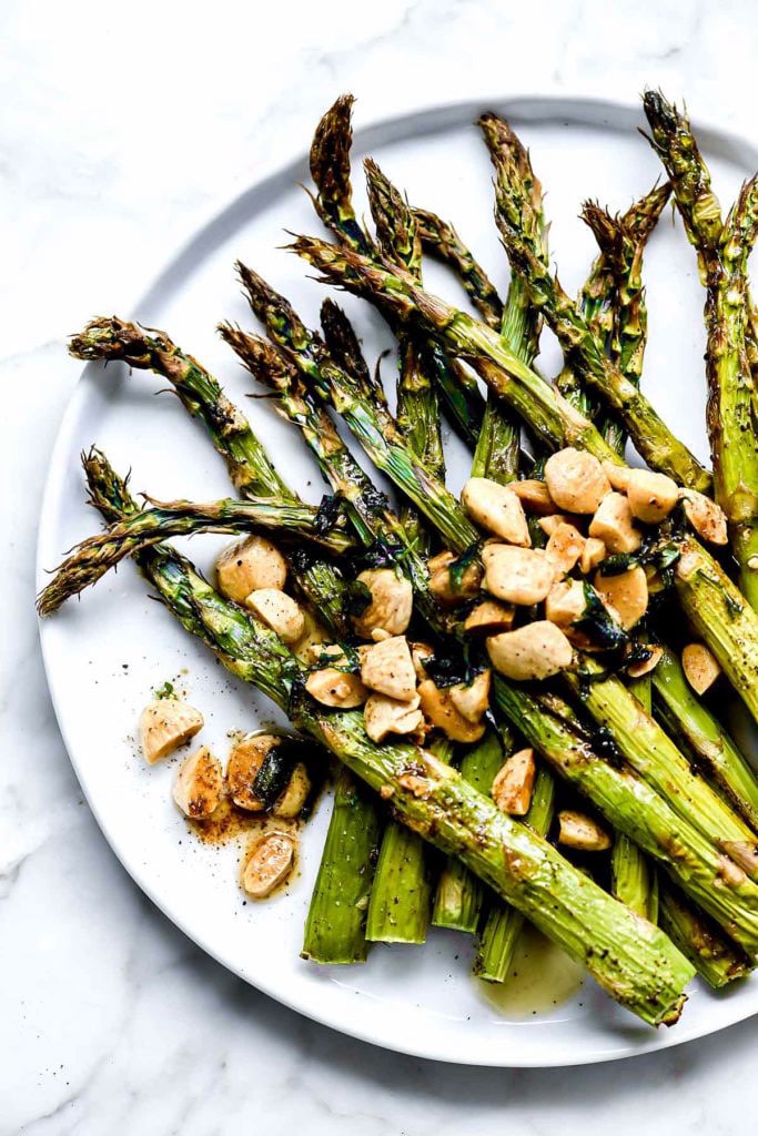 Roasted Asparagus with Browned Butter and Almonds Image