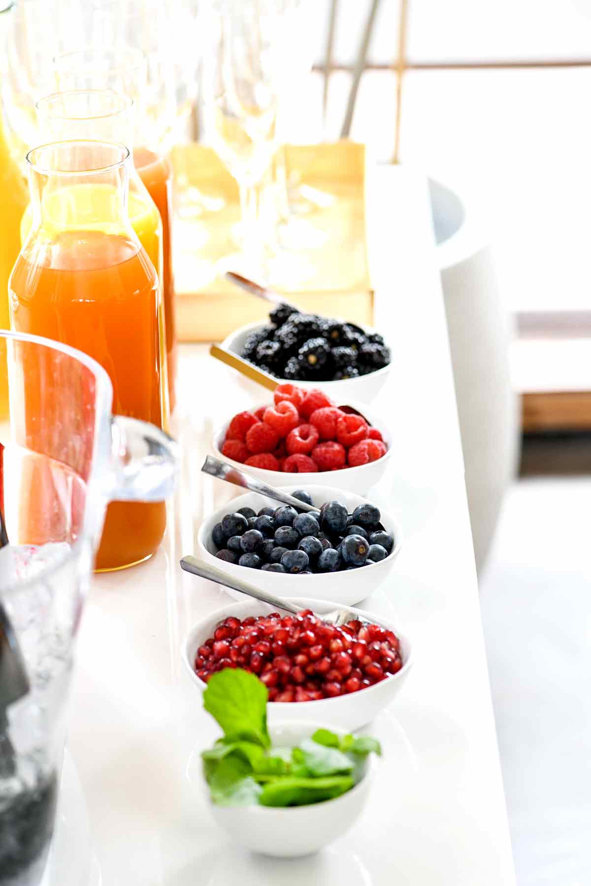 Easy Mimosa Bar Set-Up - Aleka's Get-Together