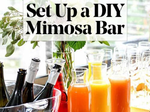 How to Set Up a DIY Mimosa Bar 