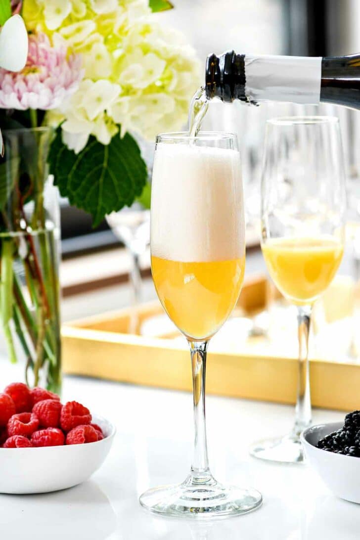 How to Make the Best Mimosa from foodiecrush.com on foodiecrush.com