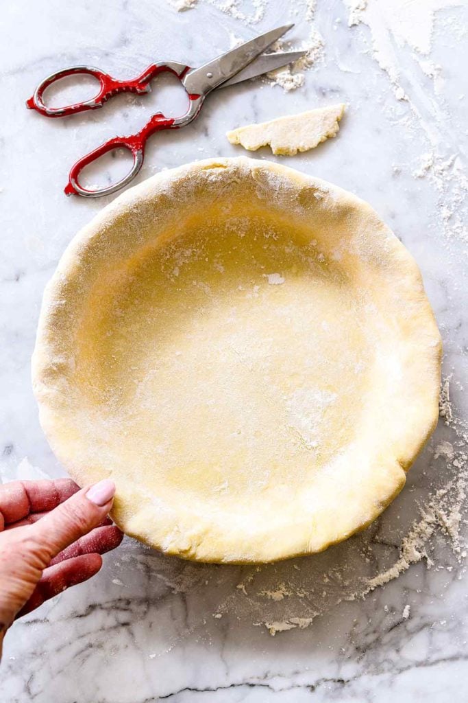 crimping edges of pie crust