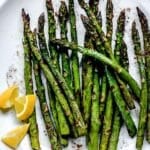 Grilled Asparagus | foodiecrush.com #asparagus #grilled #grilling #healthy #recipes