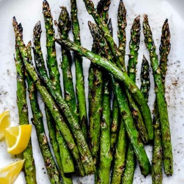 Grilled Asparagus from foodiecrush.com on foodiecrush.com
