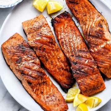 The Best Grilled Salmon | foodiecrush.com #salmon #recipes #grilled