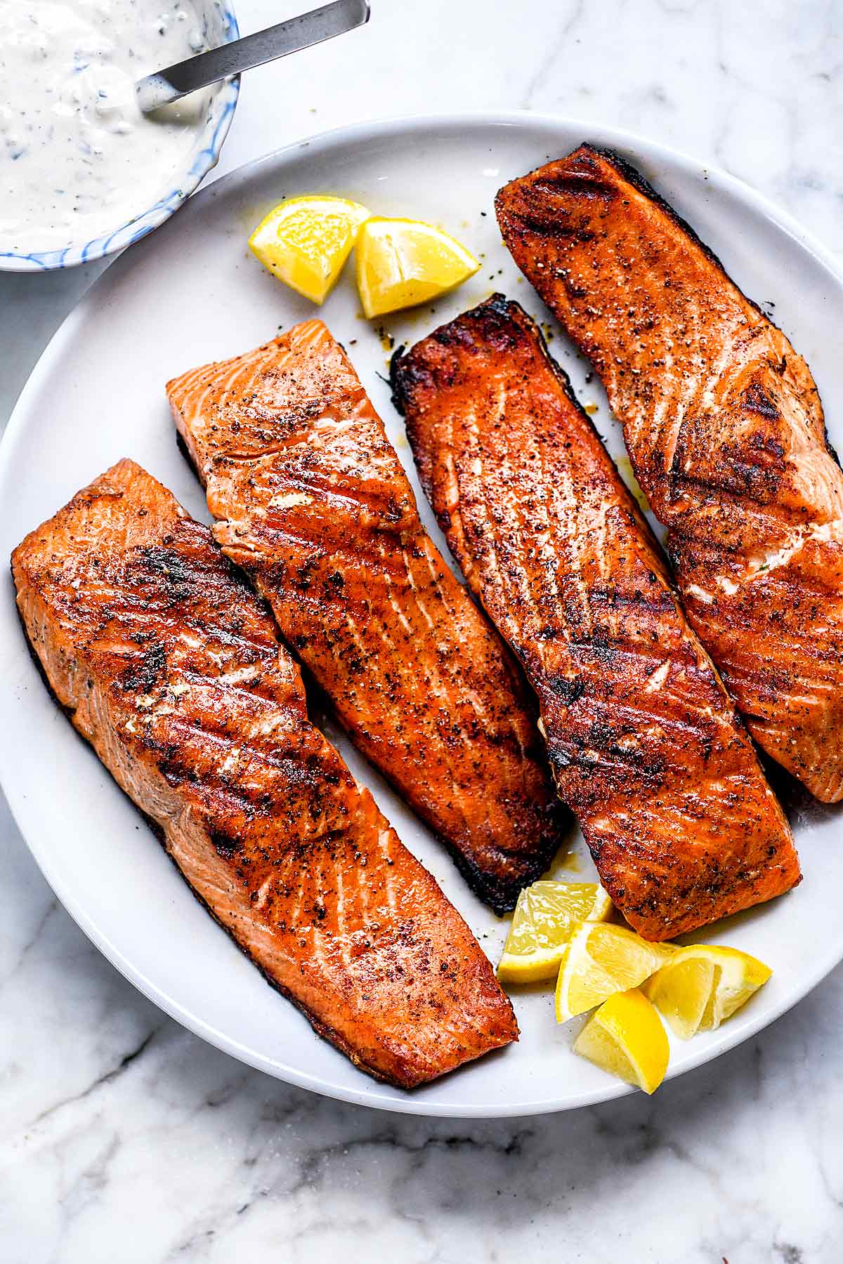 THE BEST Grilled Salmon