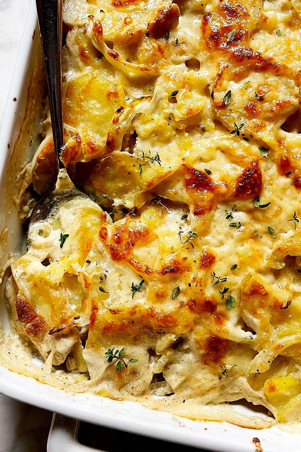 THE BEST Au Gratin Potatoes | foodiecrush .com