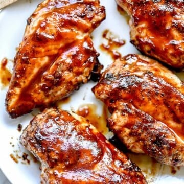 BBQ Chicken Breasts | foodiecrush.com #grilled #chicken #breasts #recipes #bbq #barbecue