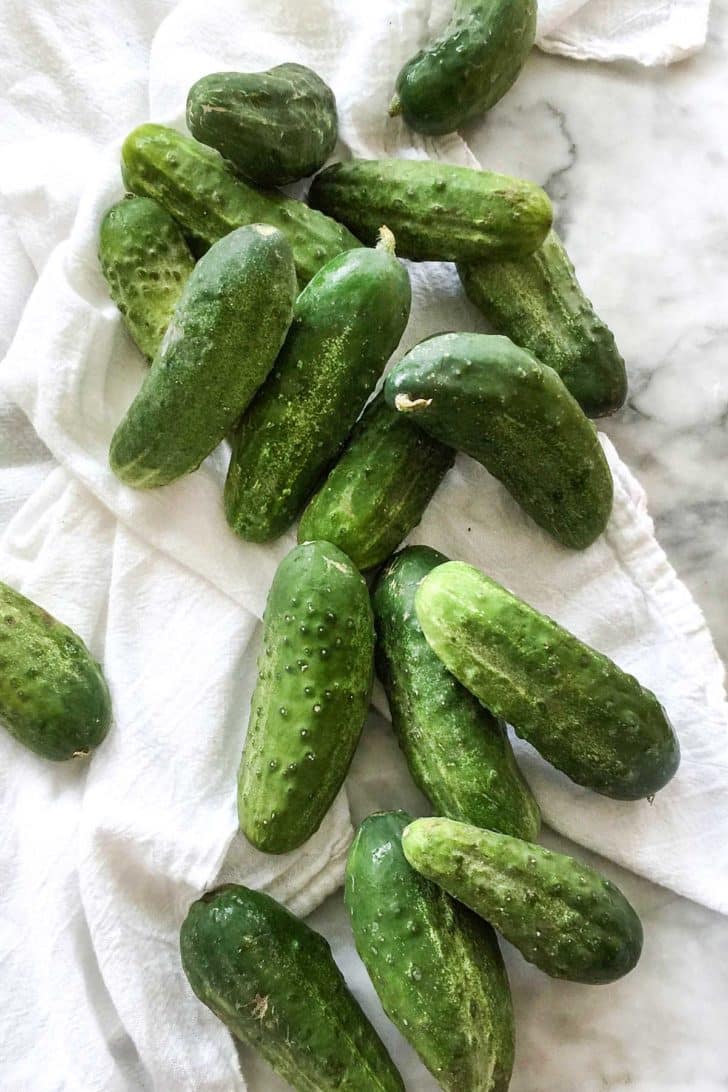 Pickling cucumbers foodiecrush.com