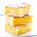 Lemon Bars | foodiecrush.com