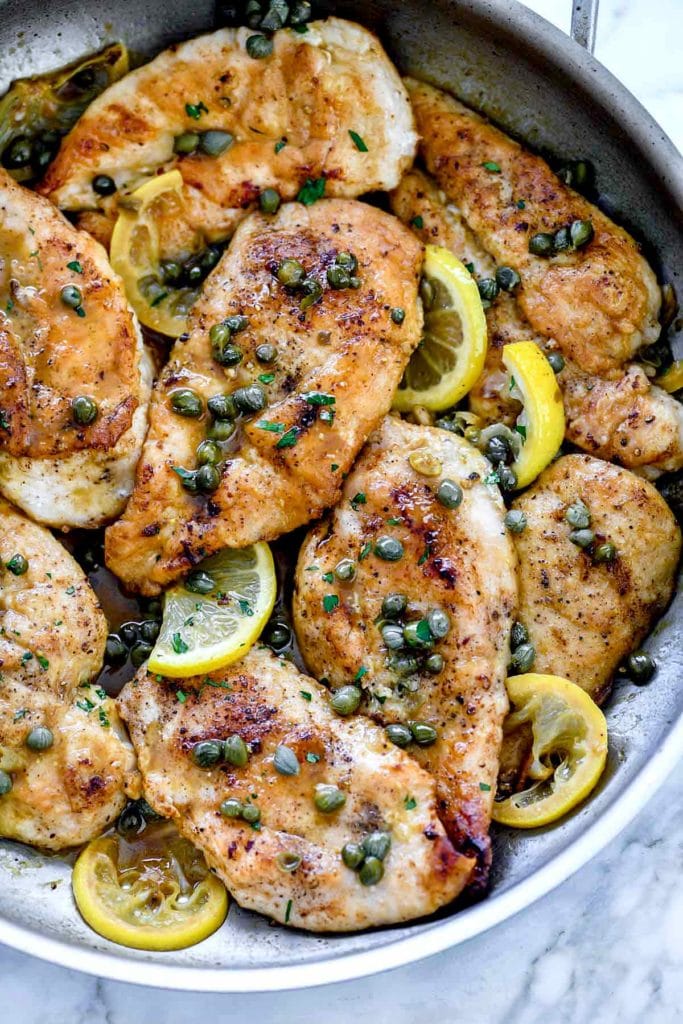The Best Chicken Piccata So Easy Foodiecrush Com
