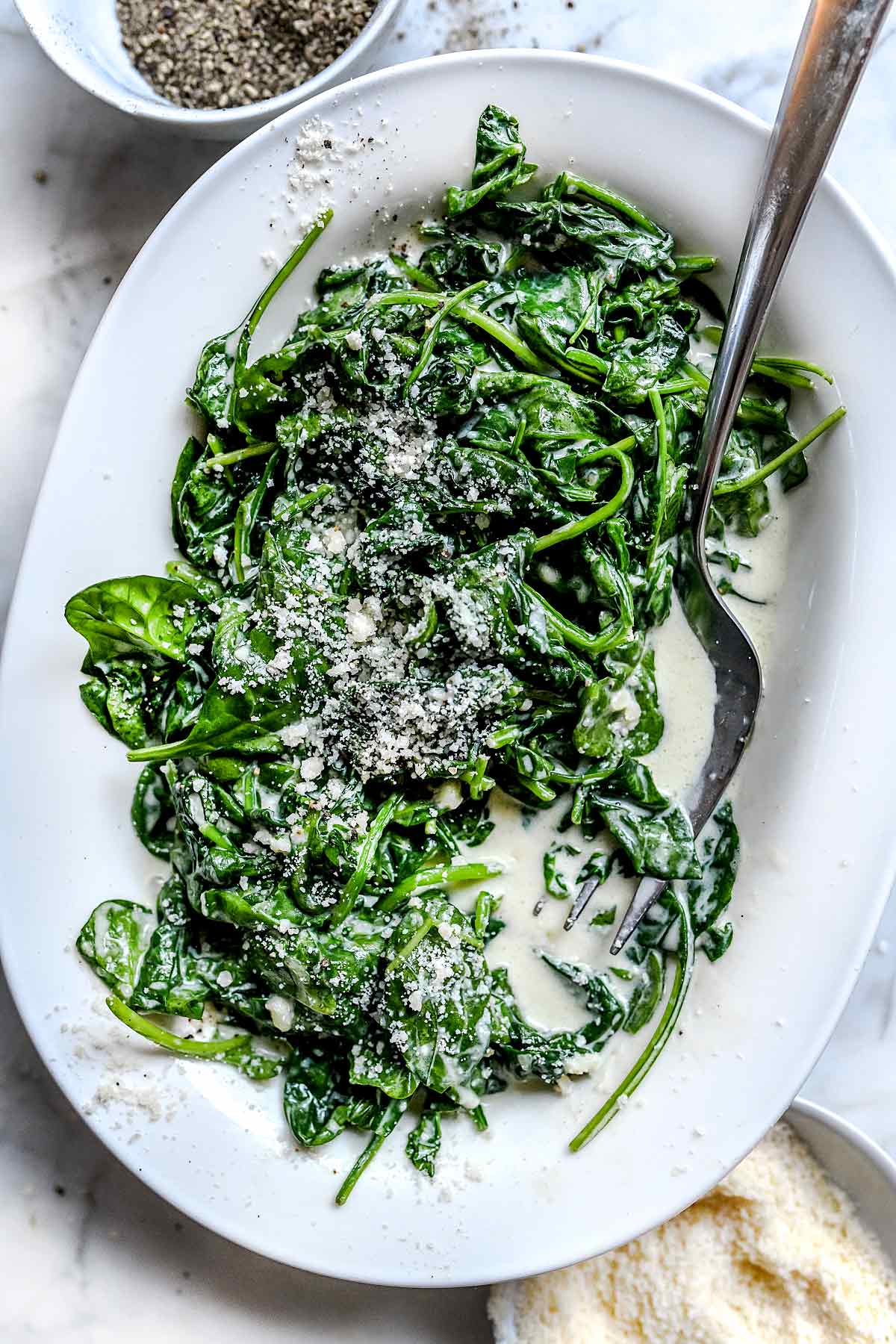 Creamed Spinach foodiecrush