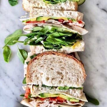 Sandwich stack foodiecrush.com