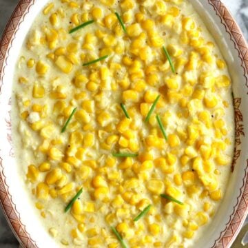 Slow Cooker Creamed Corn foodiecrush.com