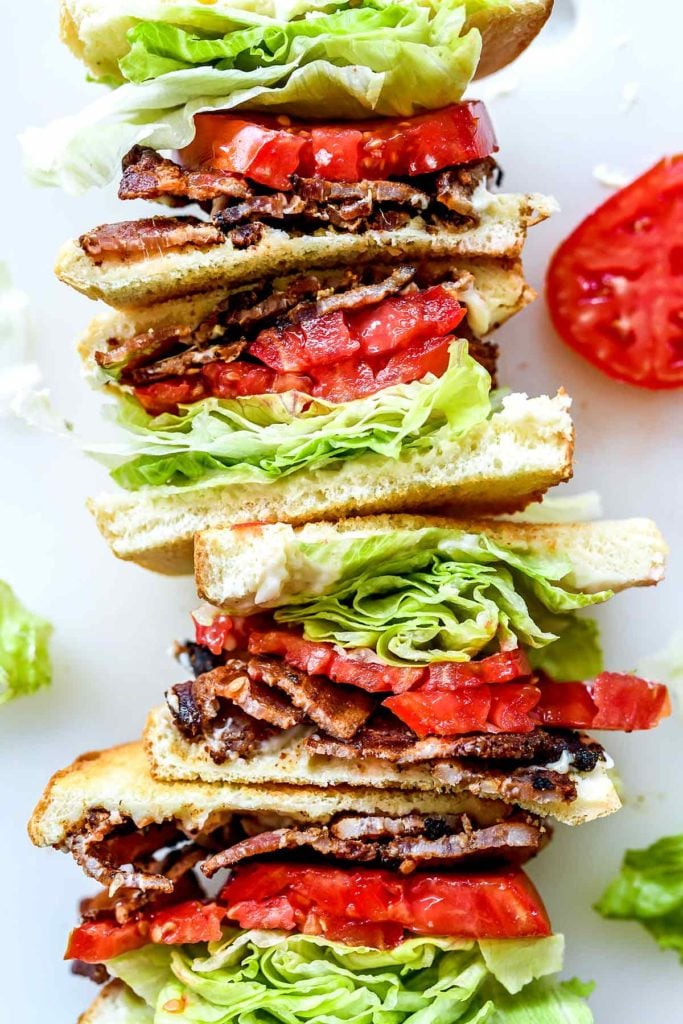 The Best BLT Sandwich | foodiecrush.com #blt #bacon #lettuce #tomato #sandwich #lunch #recipes