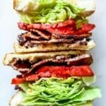 The Best BLT Sandwich | foodiecrush.com #blt #bacon #lettuce #tomato #sandwich #lunch #recipes