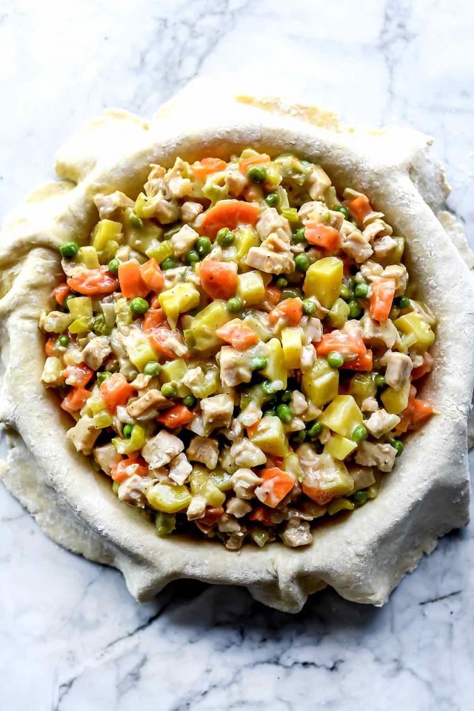Curry Turkey Pot Pie With Pie Crust | foodiecrush.com