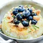 Baked Brie with Blueberries foodiecrush.com