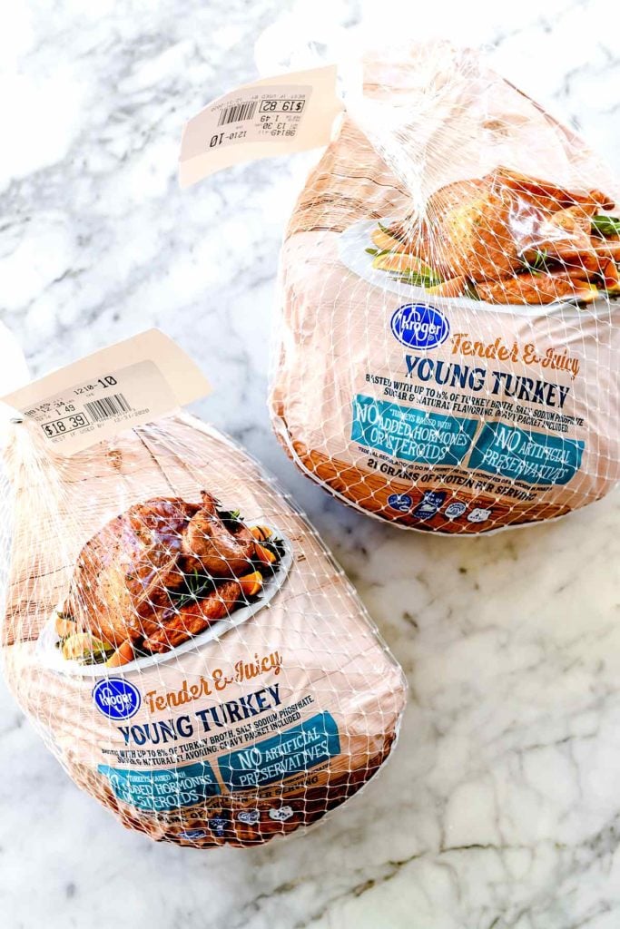 Two frozen turkeys foodiecrush.com