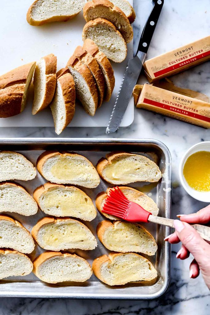 Toasted bread with butter | foodiecrush.com