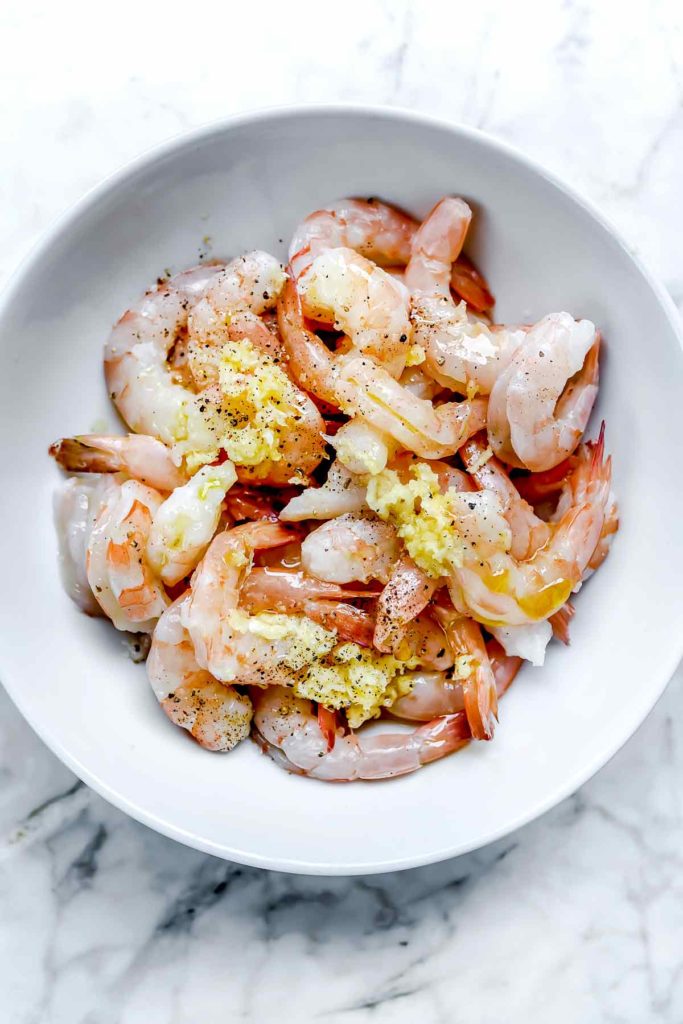 Garlic Marinade Shrimp Scampi | foodiecrush.com #shrip #scampi #recipes #garlic
