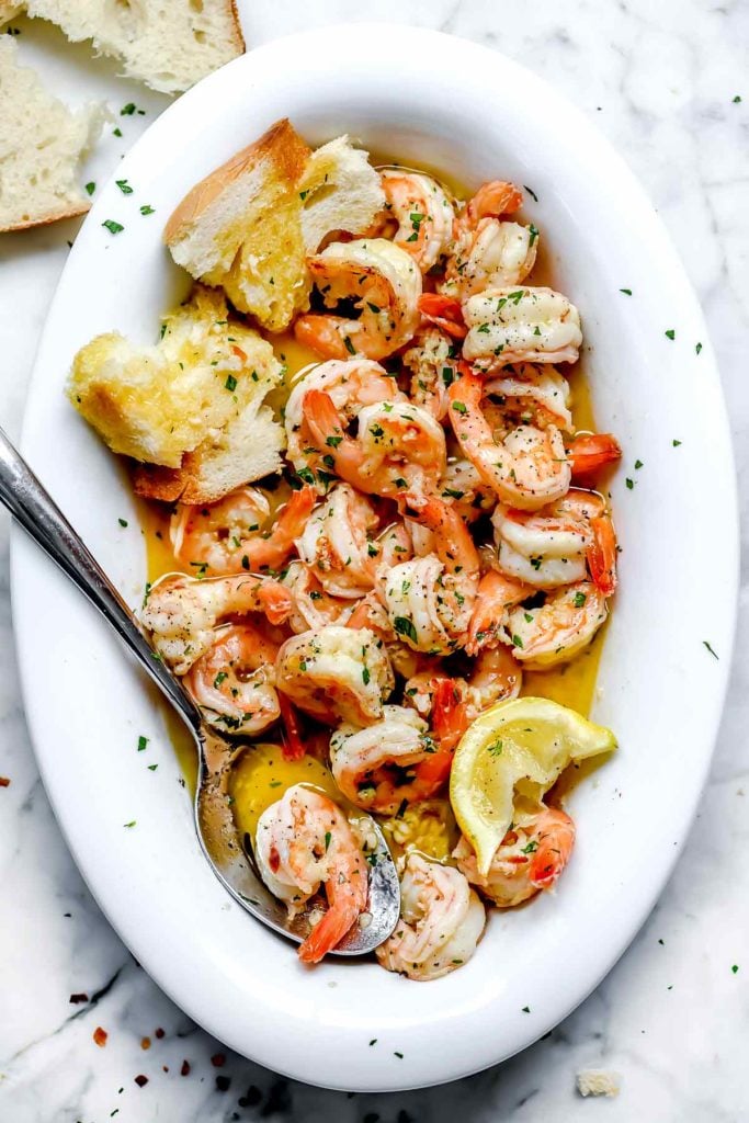 How to Make the Best Easy Shrimp Scampi | foodiecrush.com #shrimp #scampi #recipe #healthy