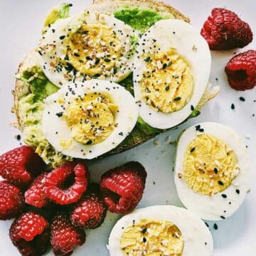 Eggs and Avocado Toast foodiecrush.com