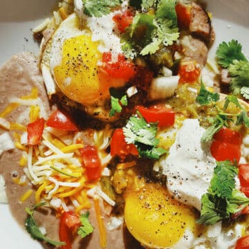 Mexican Breakfast Tostada | foodiecrush.com