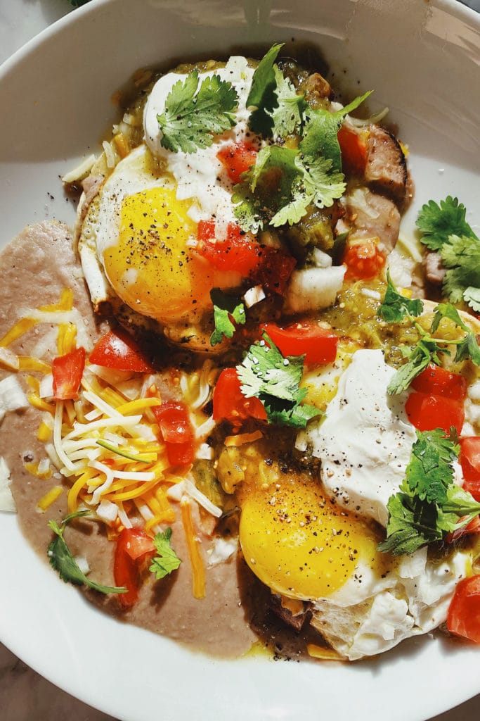 Mexican Breakfast Tostada | foodiecrush.com