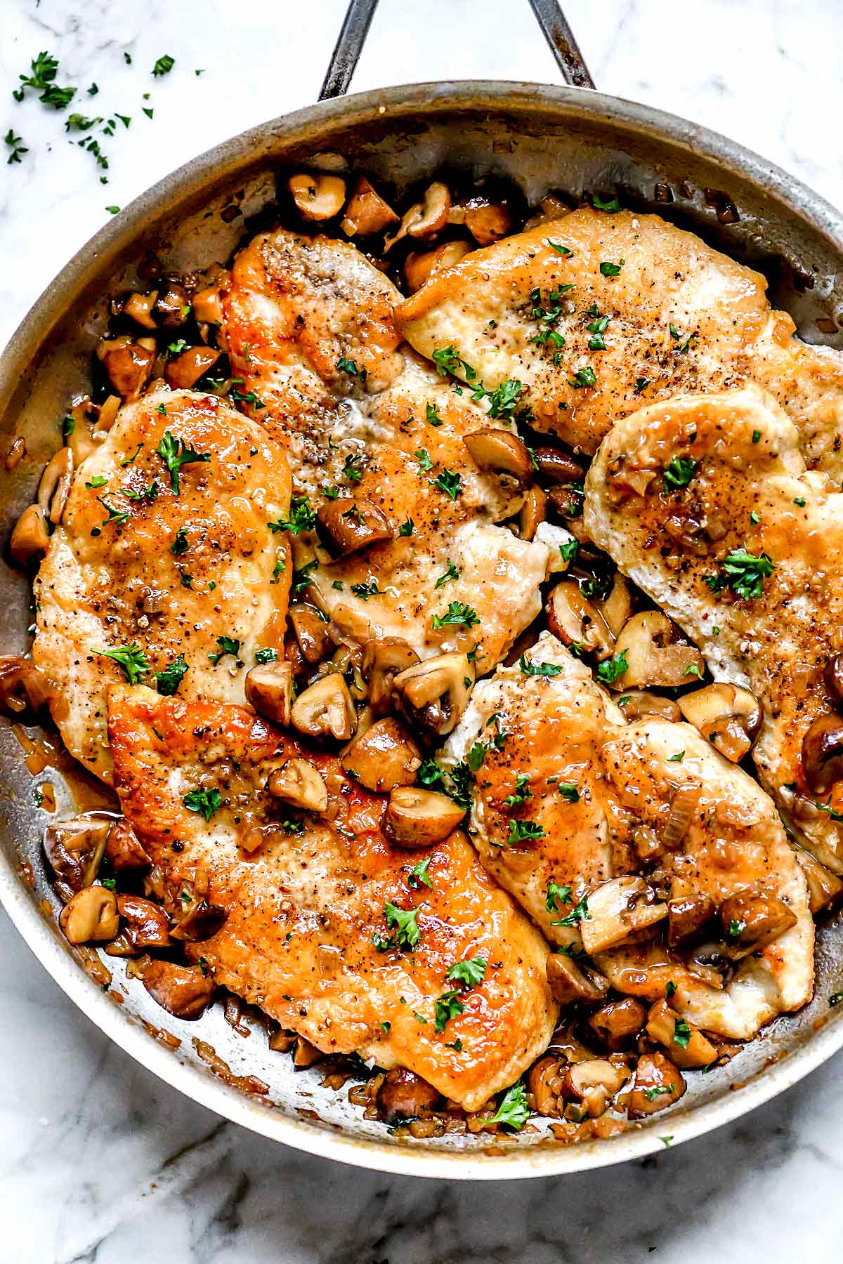 The BEST Chicken Marsala