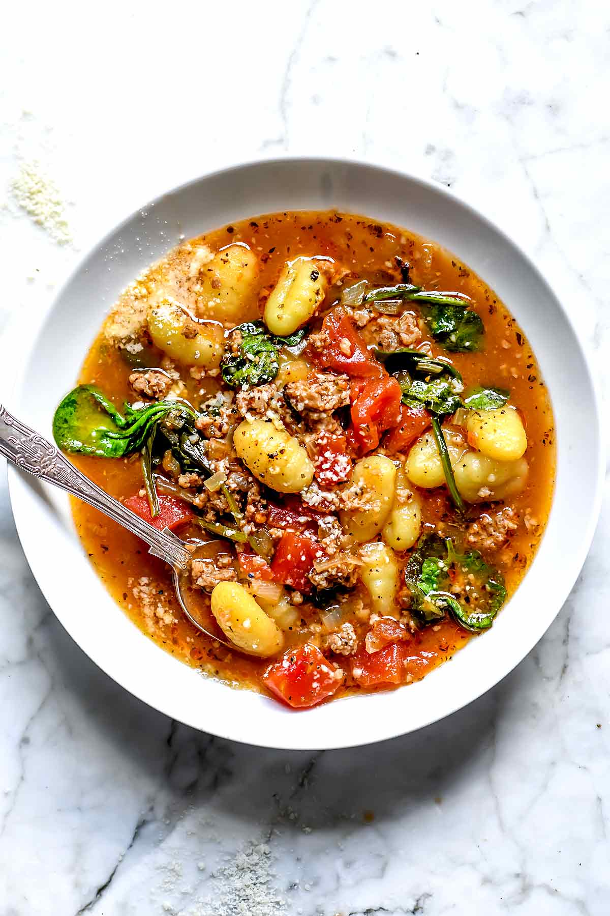 Sausage and Gnocchi Soup | foodiecrush.com