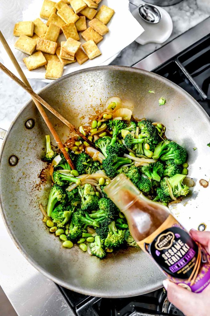 Teriyaki Tofu and Broccoli Stir Fry | foodiecrush.com #broccoli #tofu #stirfry #dinner #recipes #healthy