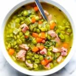 Split Pea Soup with Ham | foodiecrush.com