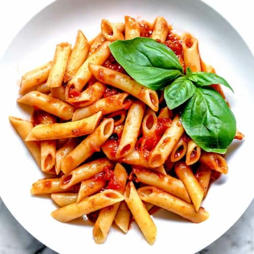 Penne with No-Cook Tomato Sauce and Mozzarella Recipe, Food Network  Kitchen