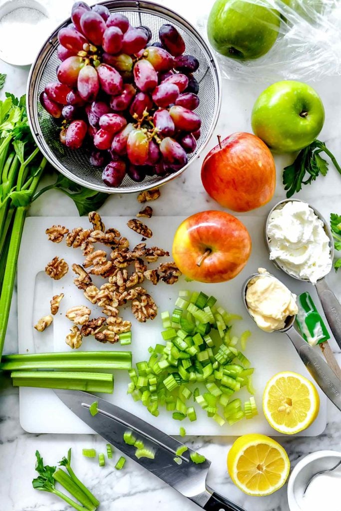 Ingredients Waldorf Salad | foodiecrush.com