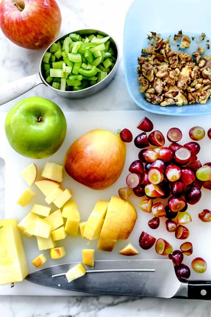 Ingredients Waldorf Salad | foodiecrush.com