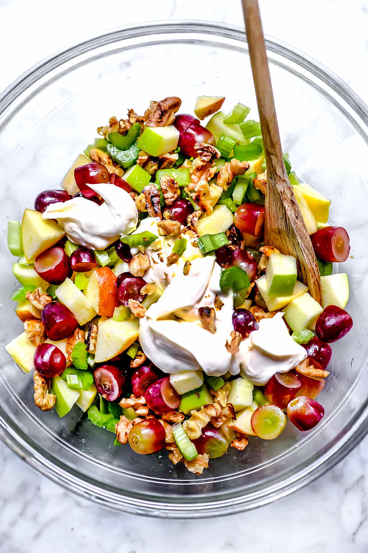 Classic Waldorf Salad - foodiecrush.com 