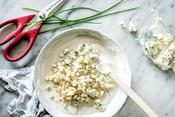 Homemade Blue Cheese Dressing | foodiecrush.com