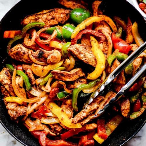 The BEST Easy Chicken Fajitas